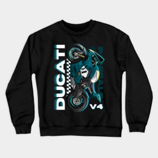 Azure Ducati Panigale Crewneck Sweatshirt